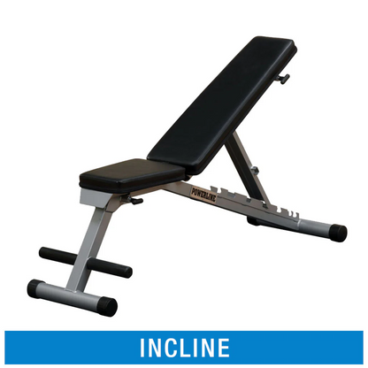 Body Solid Powerline Flat/Incline/Decline Folding Bench