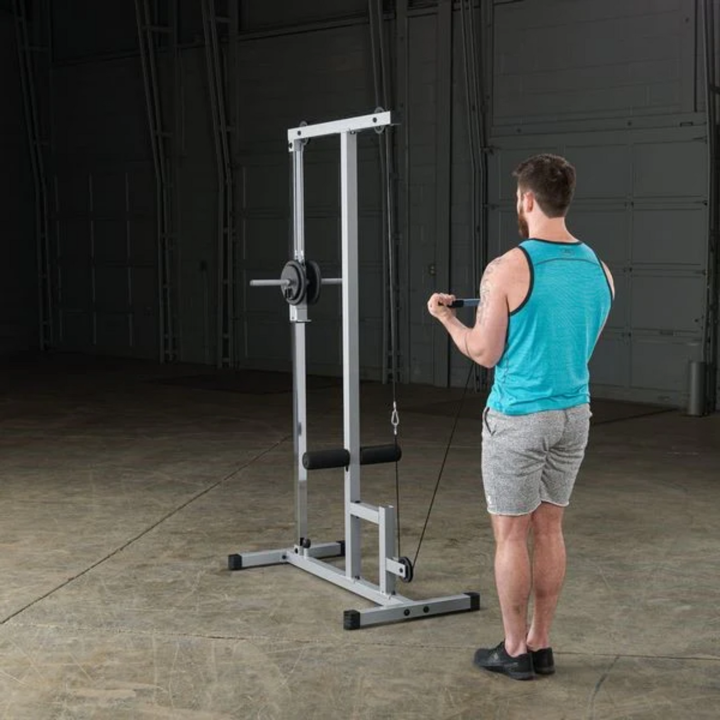 Body Solid Powerline Lat Machine Plate Loaded