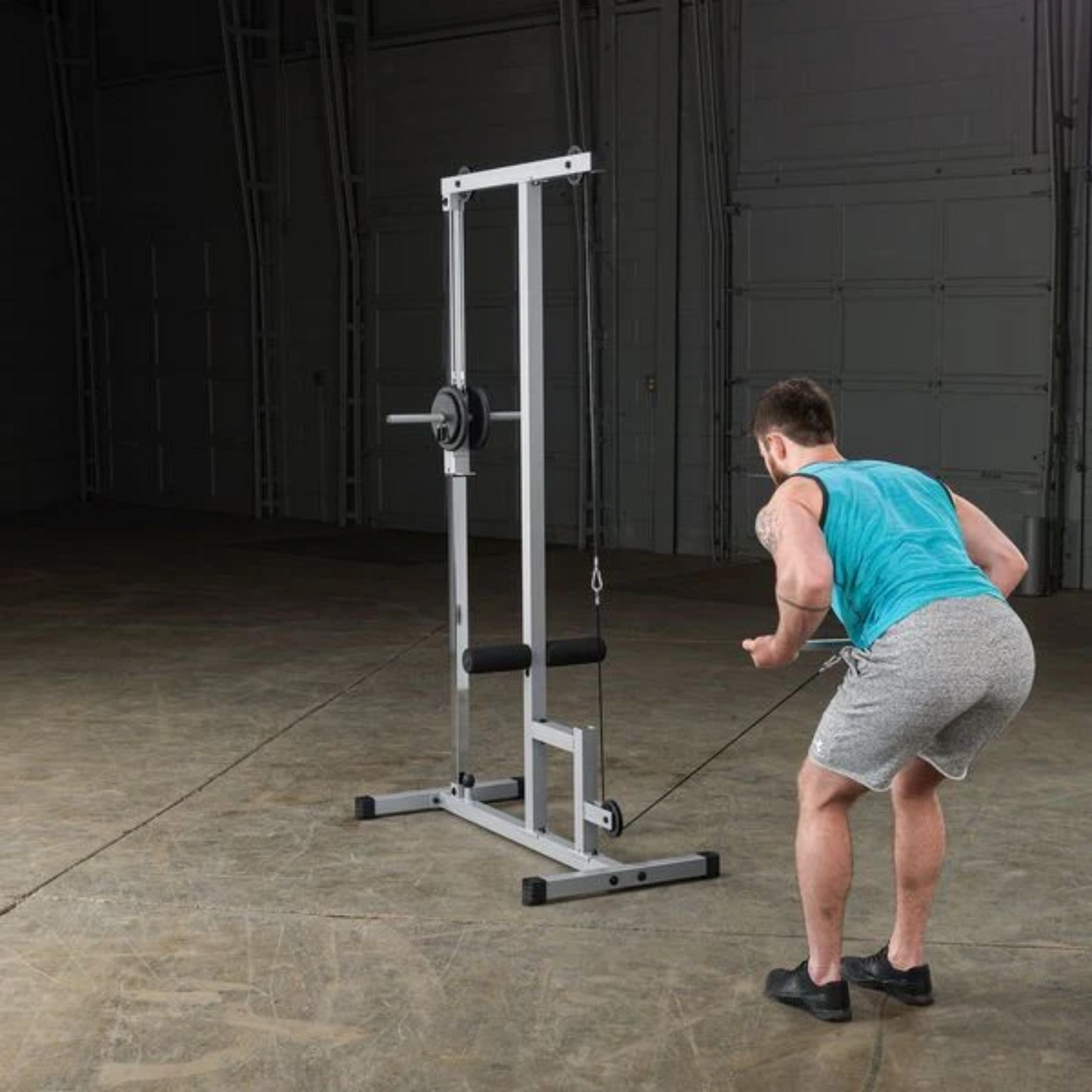 Body Solid Powerline Lat Machine Plate Loaded