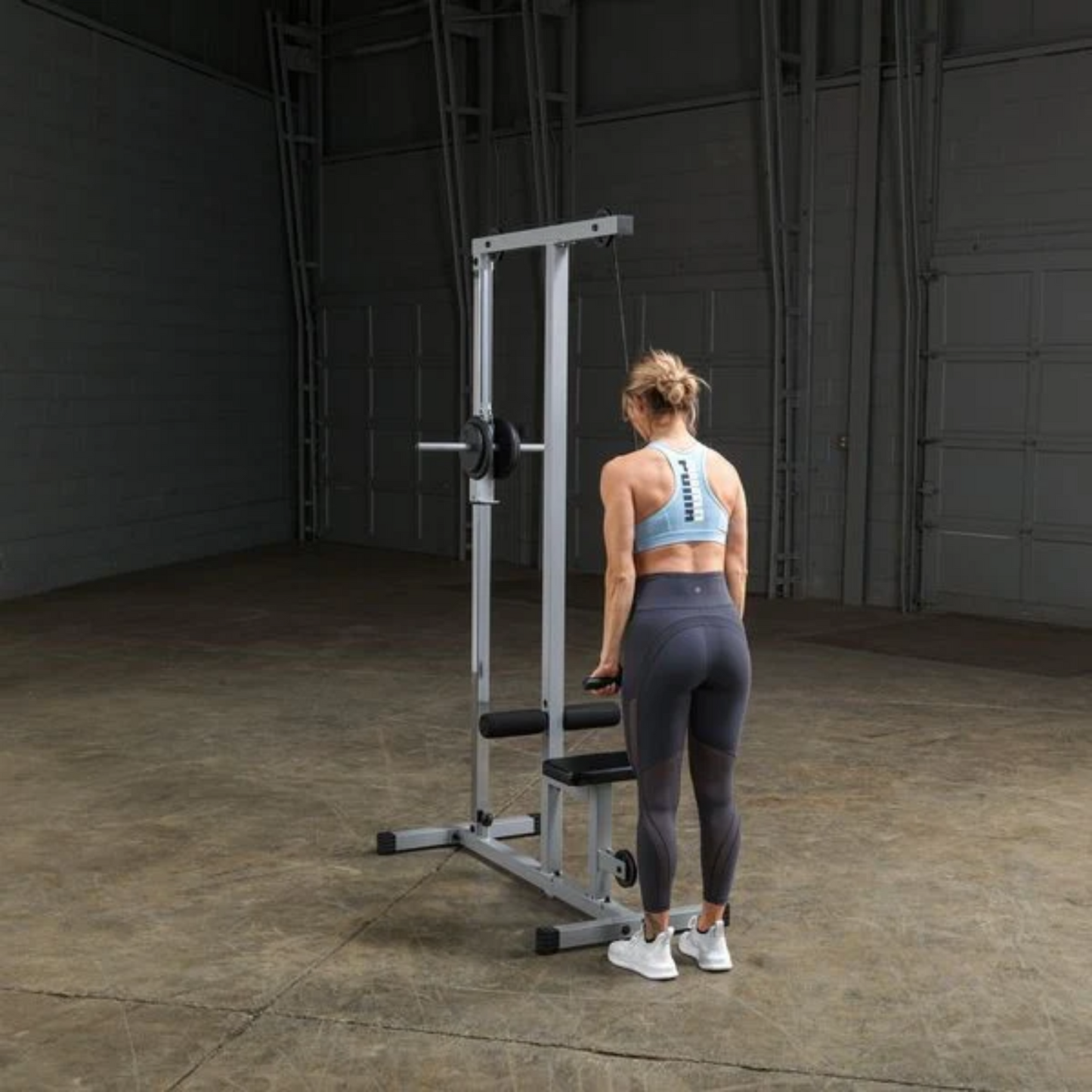 Body Solid Powerline Lat Machine Plate Loaded