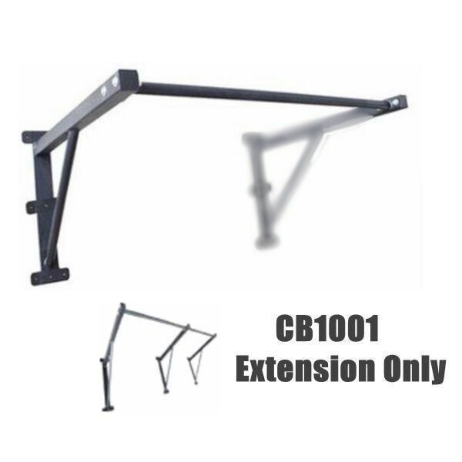 Cross Training Wall mounted Chin up - Pull up bar Ext Only-Pull Up / Chin Up Bars-Gym Direct