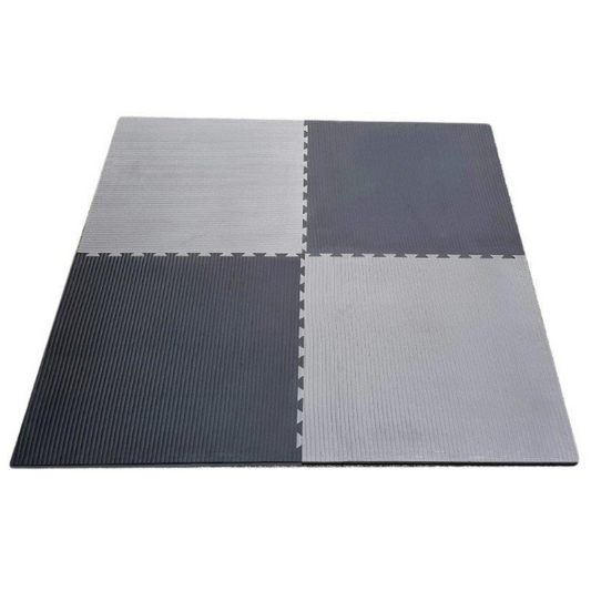 Morgan Tatami Jigsaw Interlocking Floor Mats 2cm Grey Black (1/10/50/100pcs)