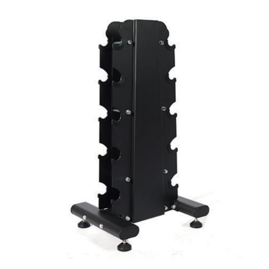 Muscle Motion Vertical Dumbbell Rack - 5 Pairs
