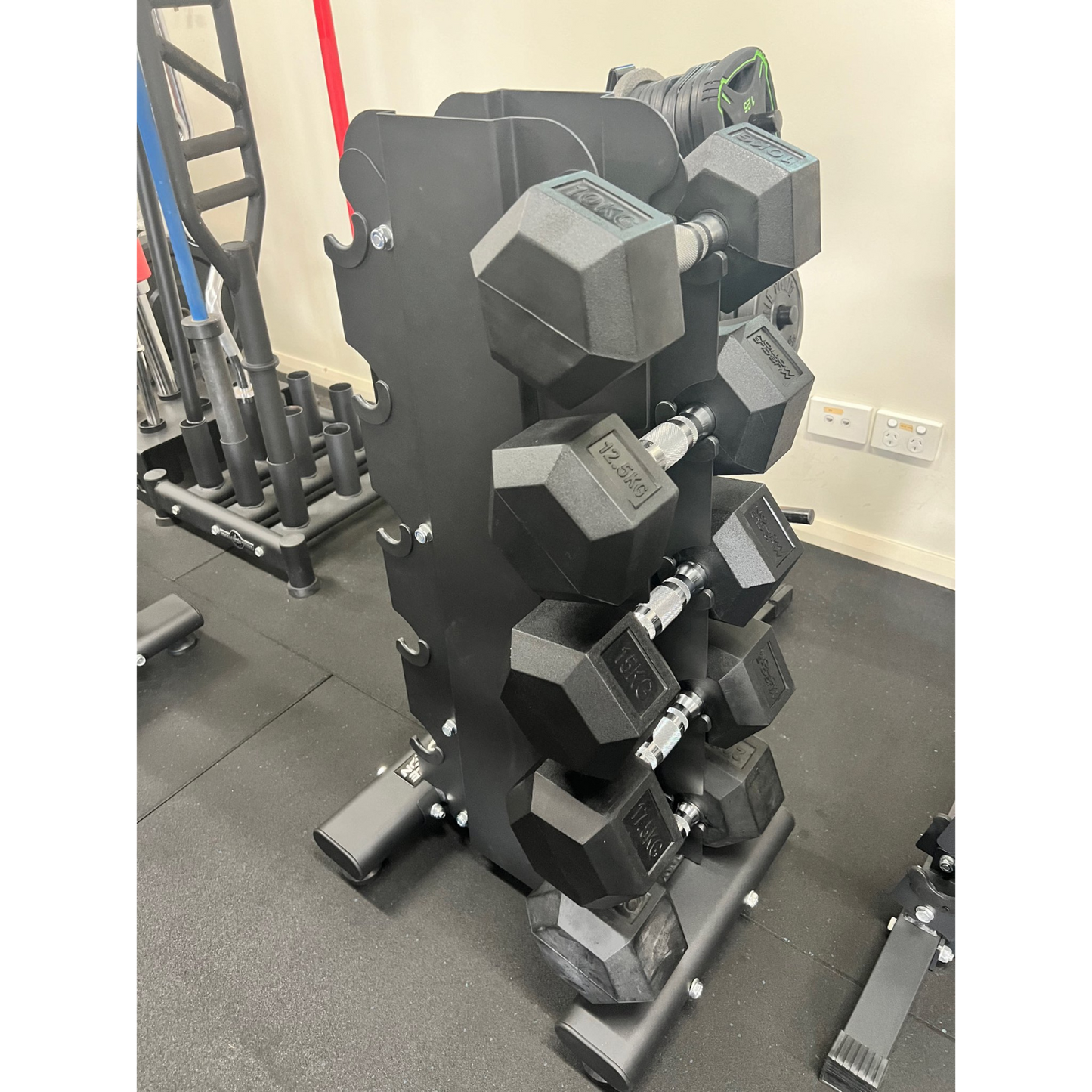 Muscle Motion Vertical Dumbbell Rack - 5 Pairs – Gym Direct