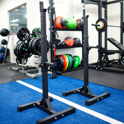 Muscle Motion SST Adjustable Barbell Squat Stands-Gym Direct