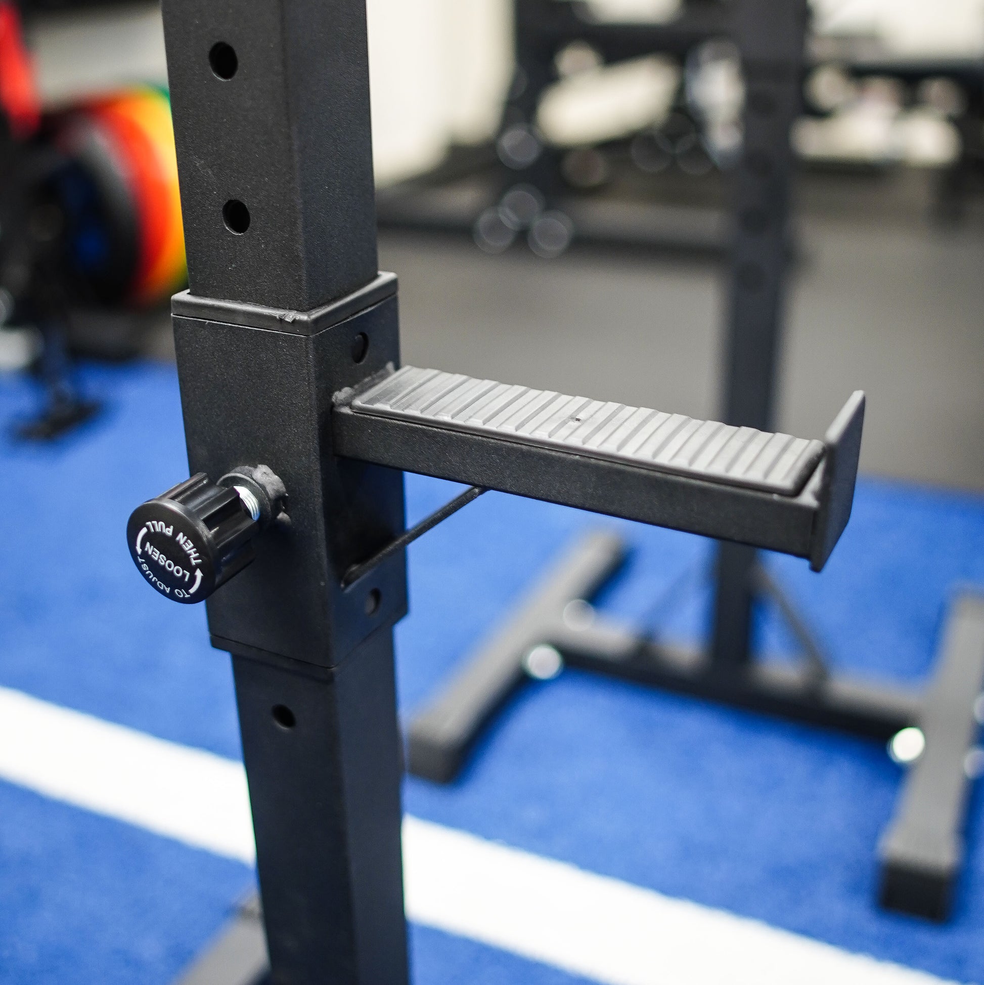 Pair of Adjustable Barbell Squat Stands at GD