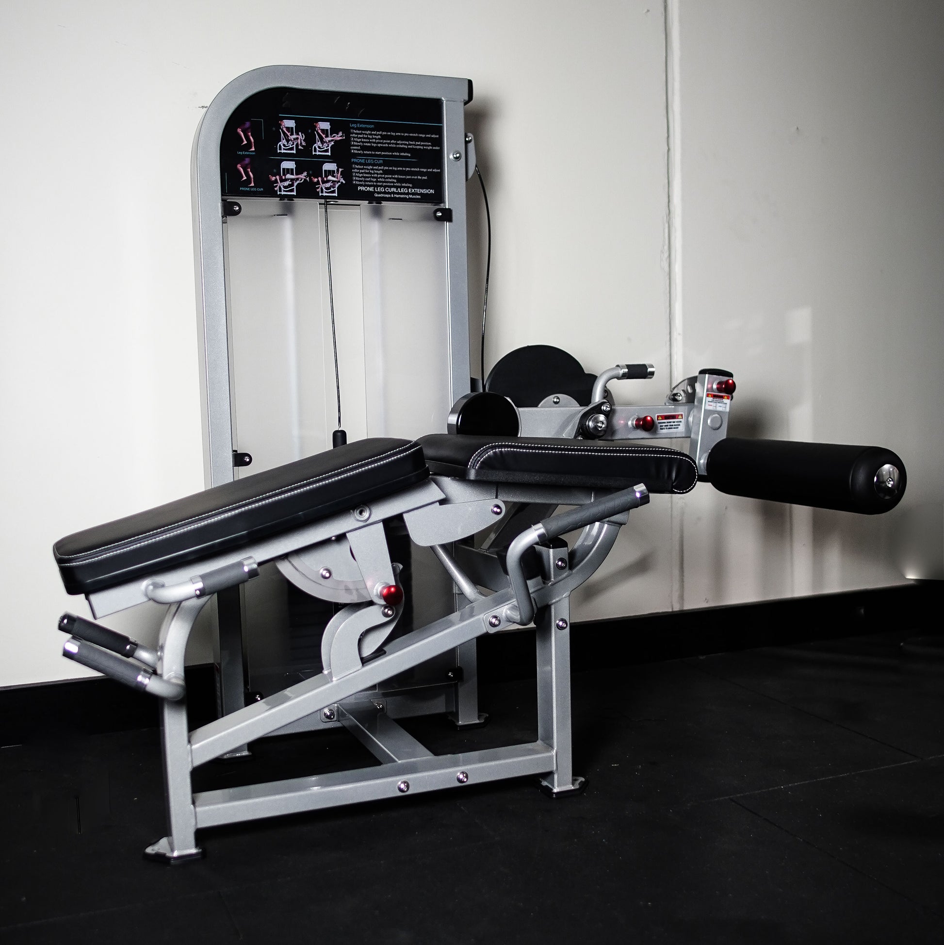 Muscle Motion XRPF1007 Commercial Dual Function Leg Curl & Leg Extension Machine-Gym Direct