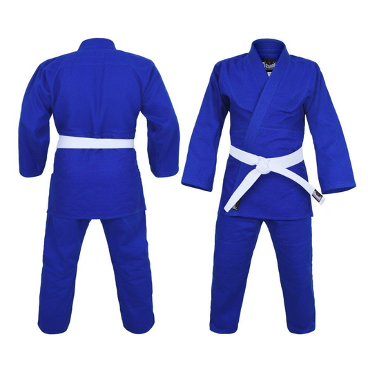 Dragon Blue 1.5 (550Gsm) Judo Weave Uniform