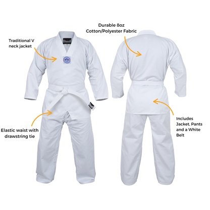Dragon Deluxe Taekwondo Uniform - 8oz