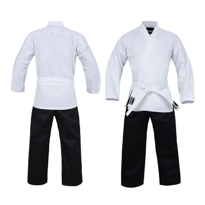 Dragon Karate Salt & Pepper Uniform Black (8oz)