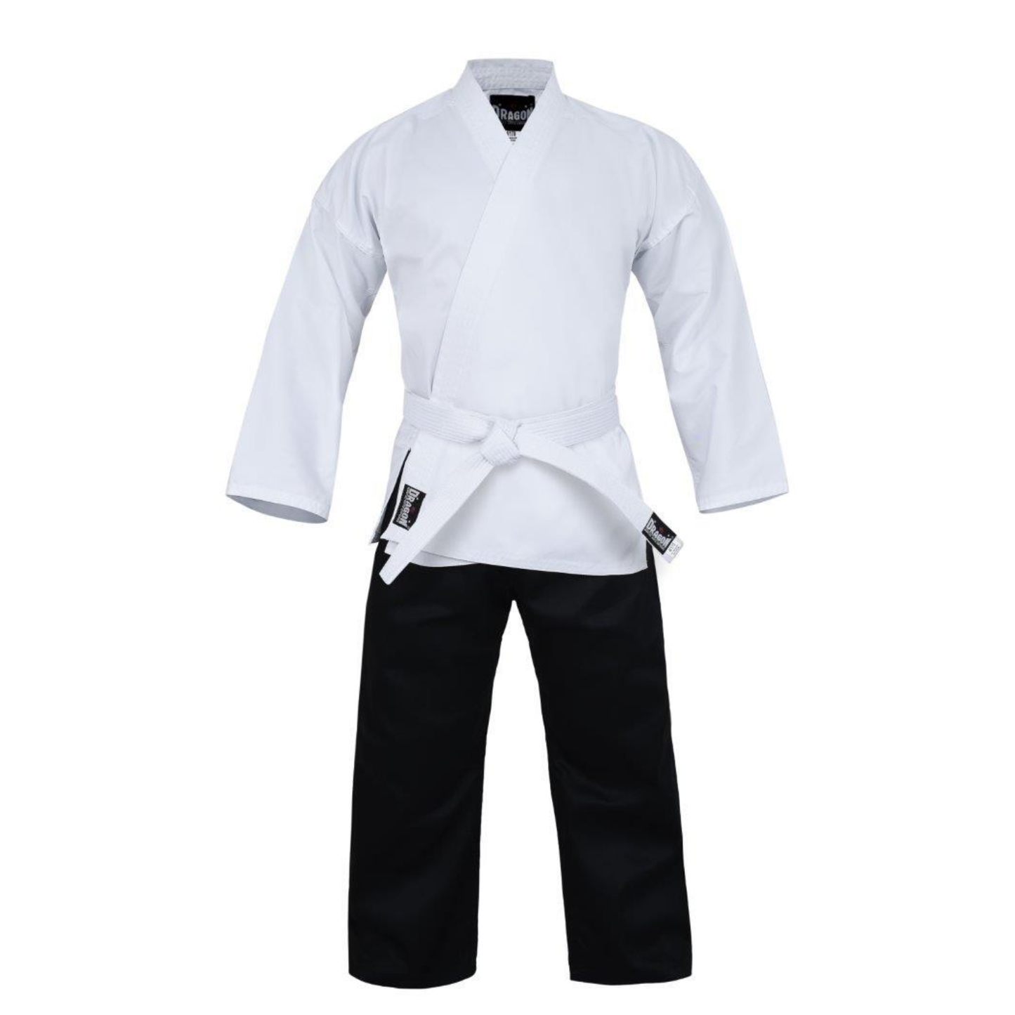 Dragon Karate Salt & Pepper Uniform Black (8oz)