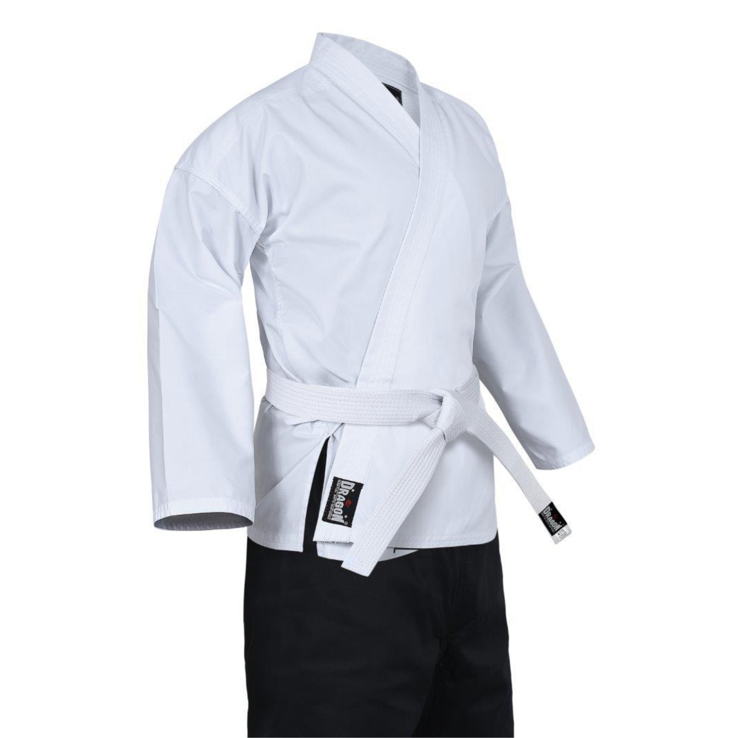 Dragon Karate Salt & Pepper Uniform Black (8oz)