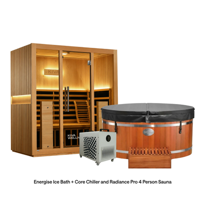 Energise & Chiller + Radiance Sauna Bundle