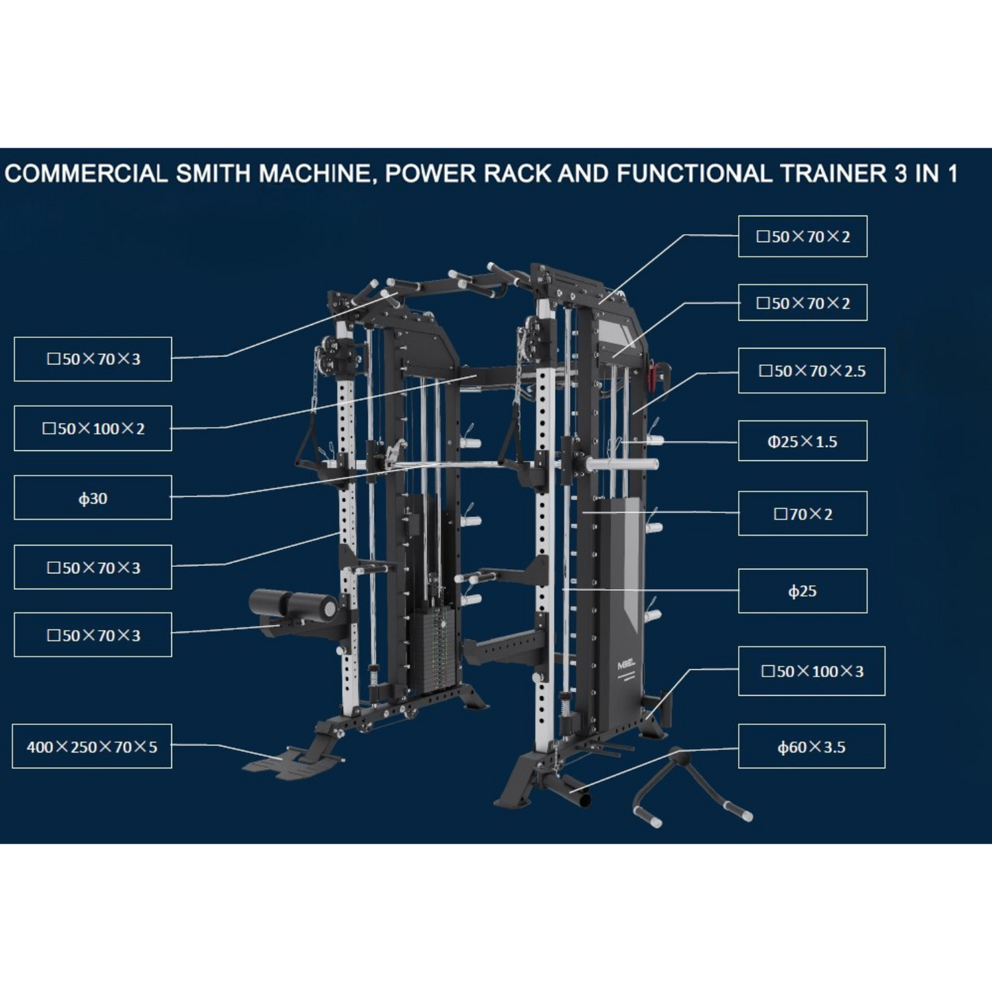 -Commercial Multi-Functional Trainers-Gym Direct