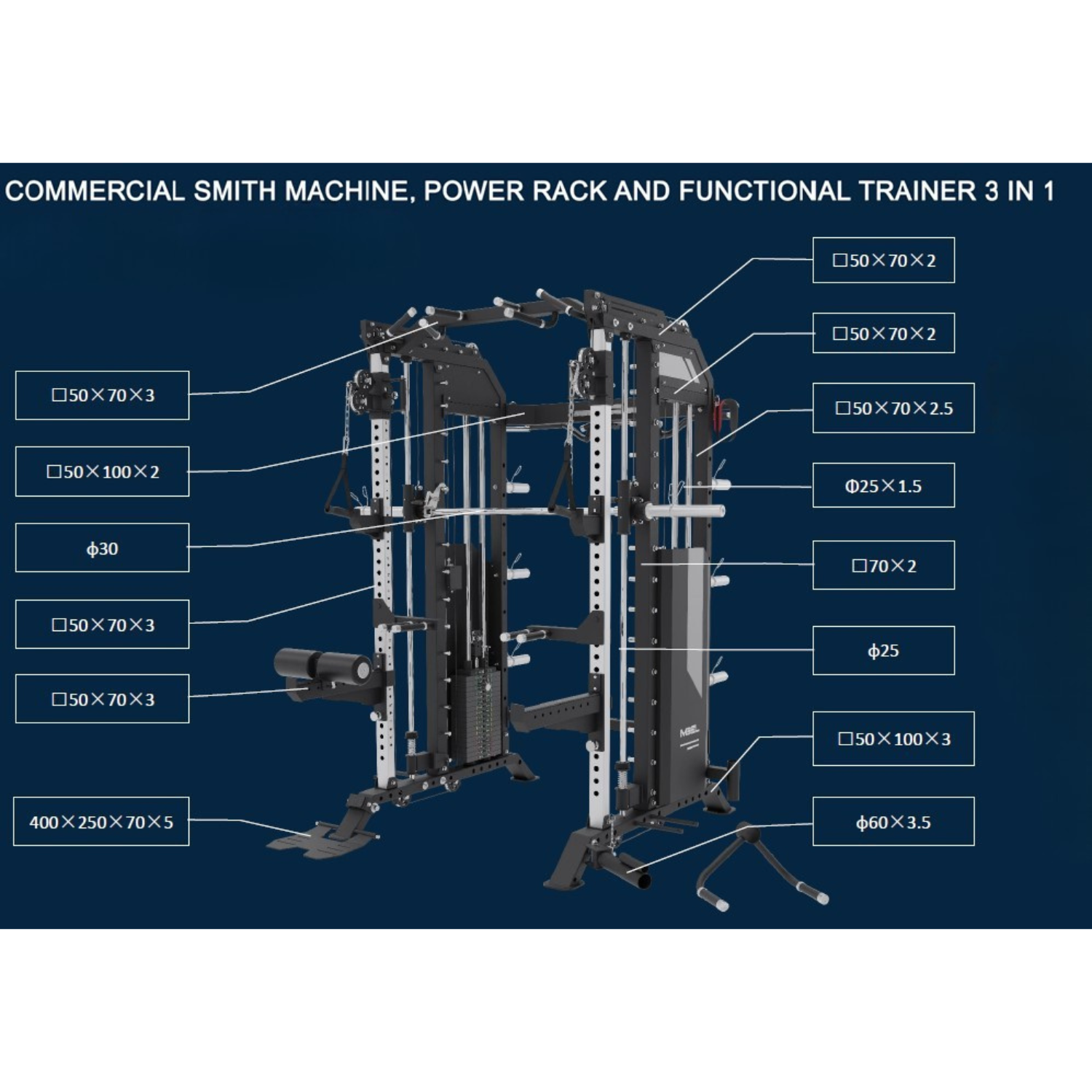 -Commercial Multi-Functional Trainers-Gym Direct