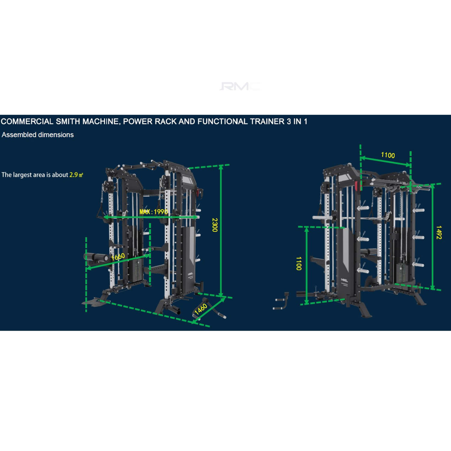 -Commercial Multi-Functional Trainers-Gym Direct