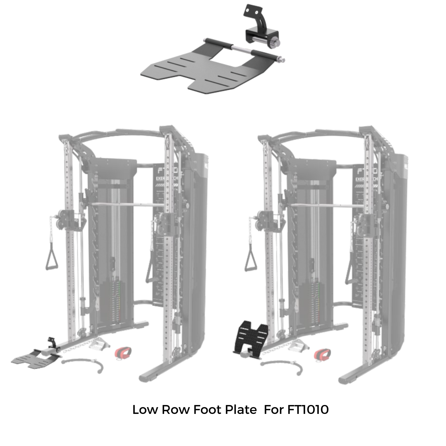 Rapid Motion Low Row Foot Plate (FT1010) – Gym Direct