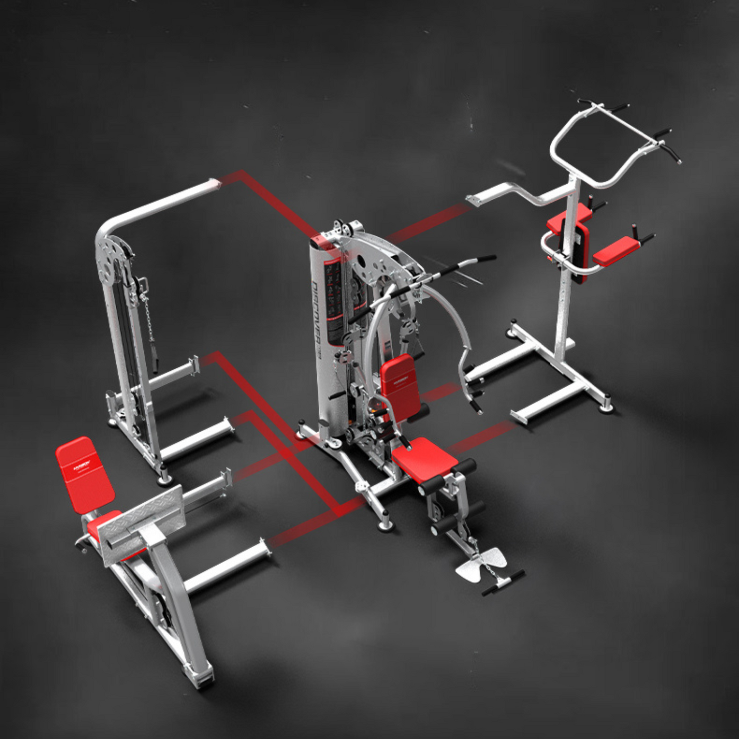 -Commercial Multi Station Machine-Gym Direct