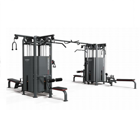 HARISON DISCOVER G108 Commercial 8-position Multifunctional Trainer-Gym Direct