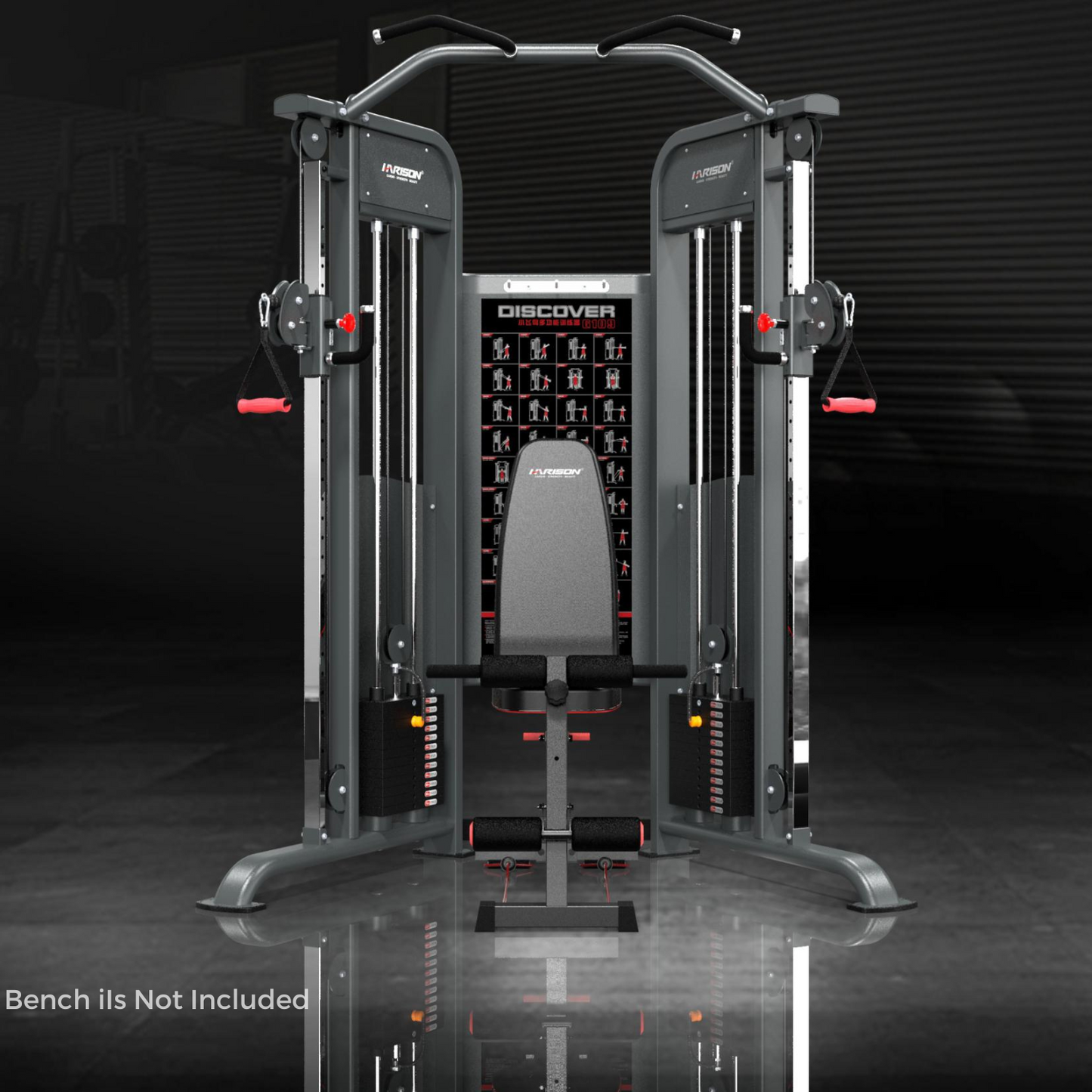HARISON DISCOVER G109 Light Commercial FTS Glide Multi-function Trainer-Gym Direct