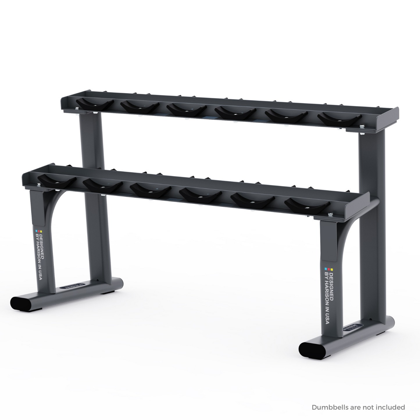 Harison HR-326 2-Tier Dumbbell Rack - 6 Pairs