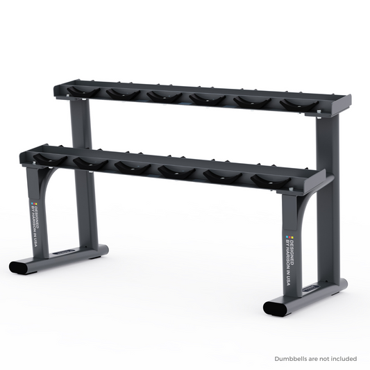 Harison HR-326 2-Tier Dumbbell Rack - 6 Pairs