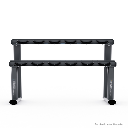 Harison HR-326 2-Tier Dumbbell Rack - 6 Pairs