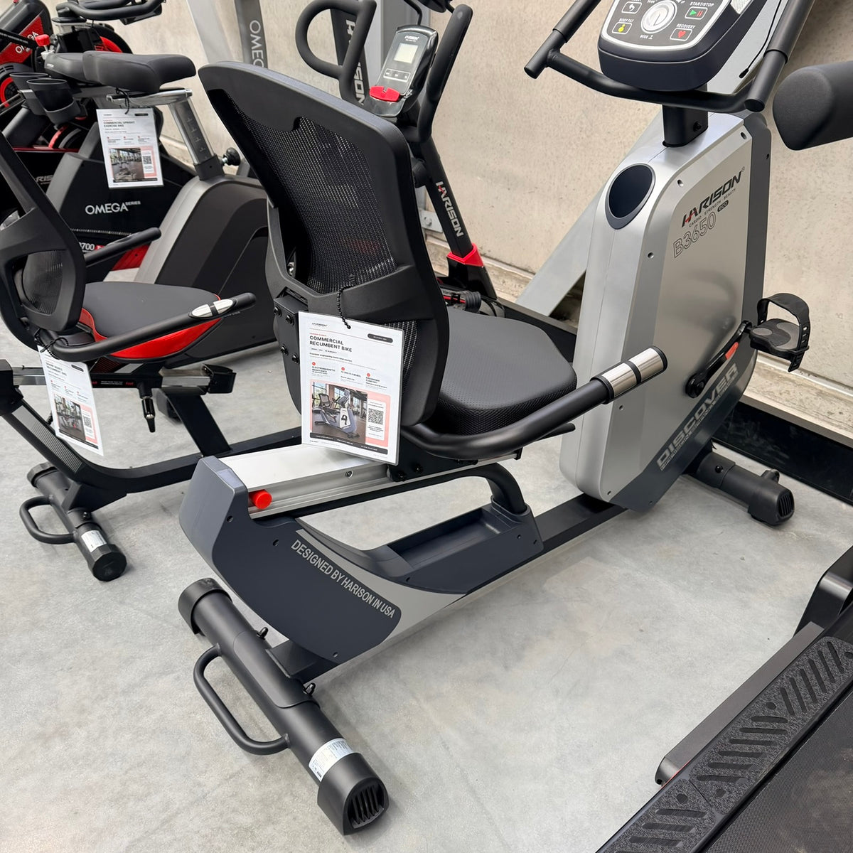 Harison Discover HR-B3650Eco Commercial Electromagnetic Recumbent Exercise Bike