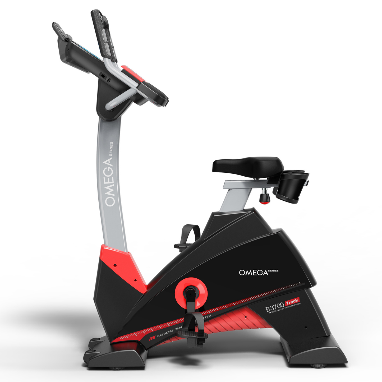 Harison Omega HR-B3700Track Luxury Commercial Upright Exercise Bike