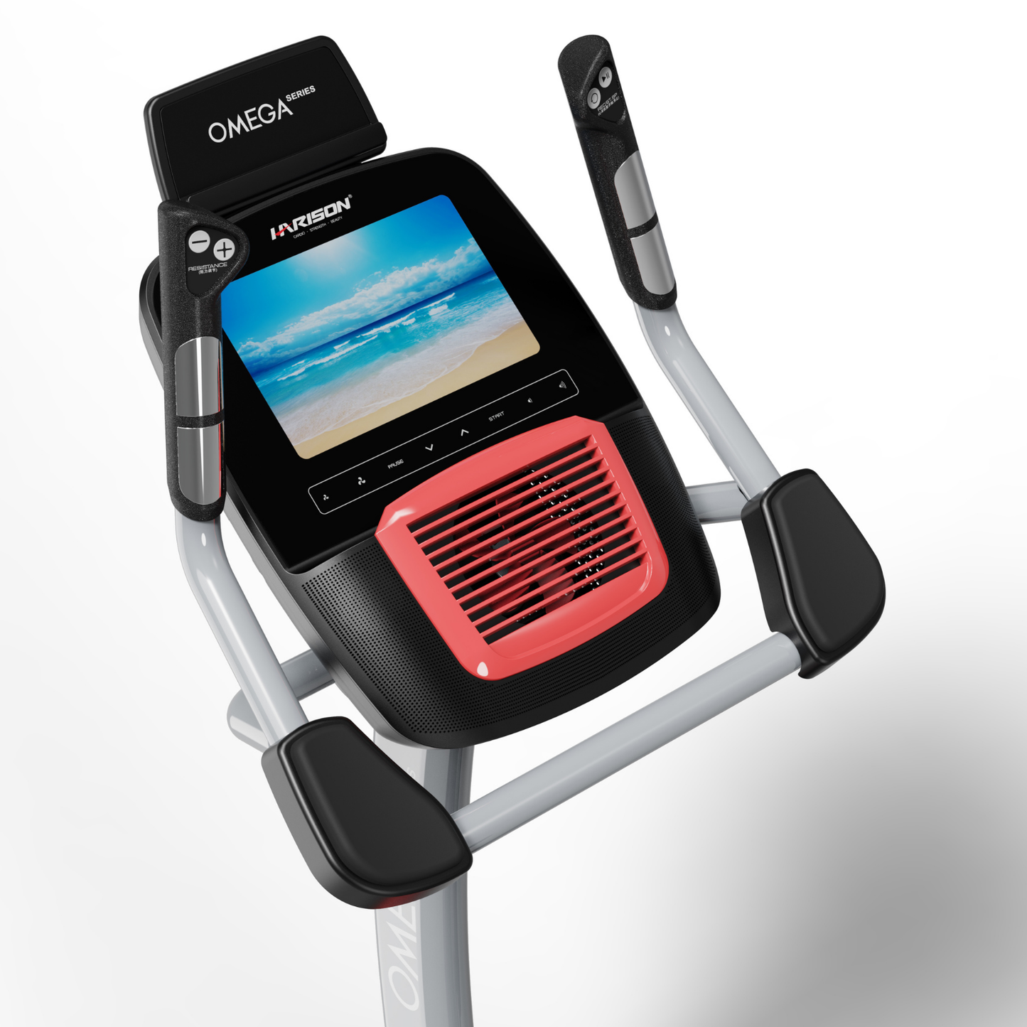 Harison Omega HR-B3700Track Luxury Commercial Upright Exercise Bike