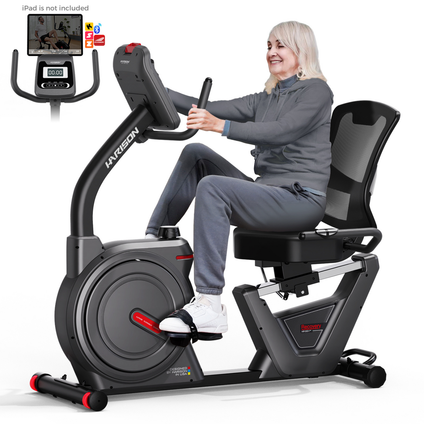 HARISON HR-B51 Tech Light Commercial Recumbent Exercise Bike