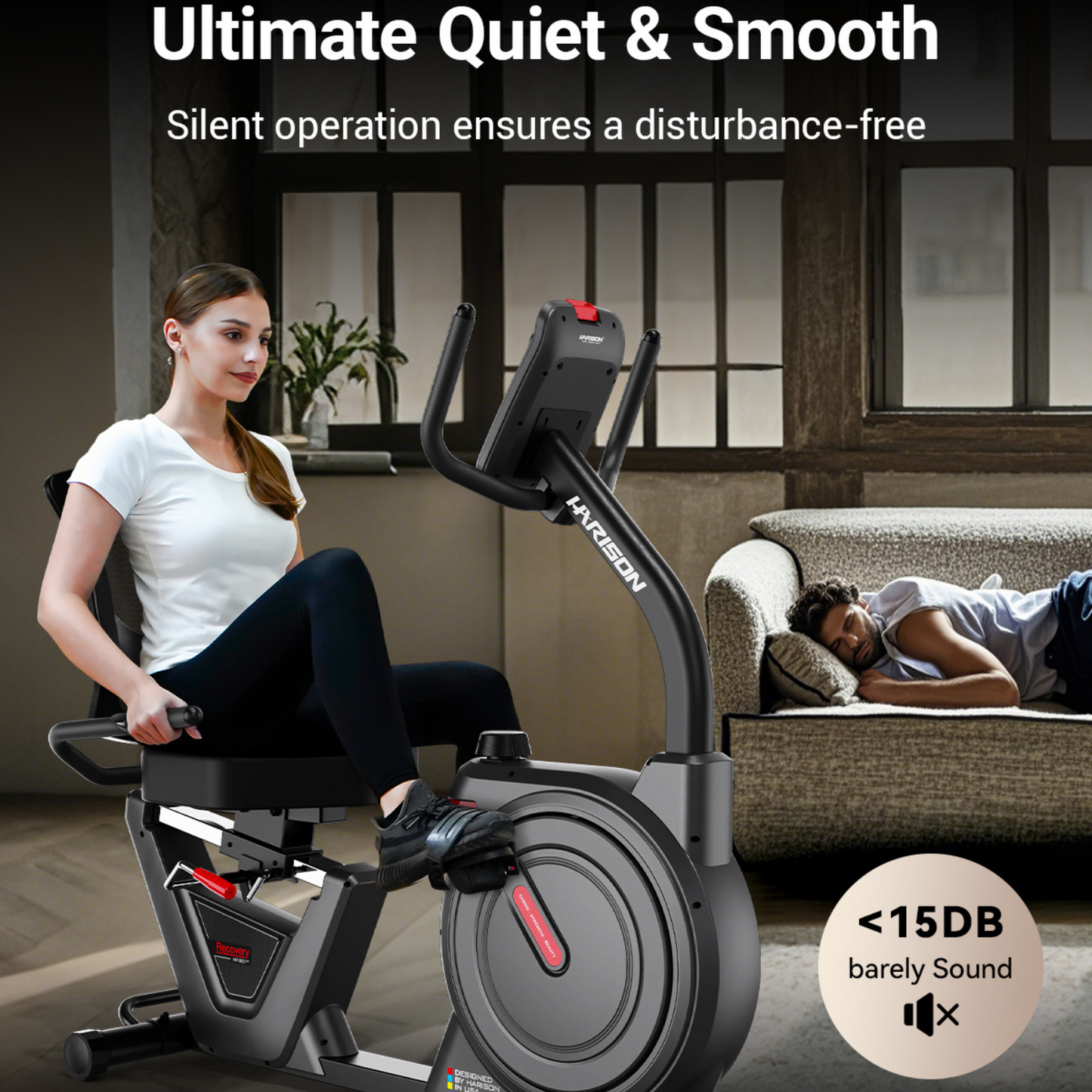 HARISON HR-B51 Tech Light Commercial Recumbent Exercise Bike