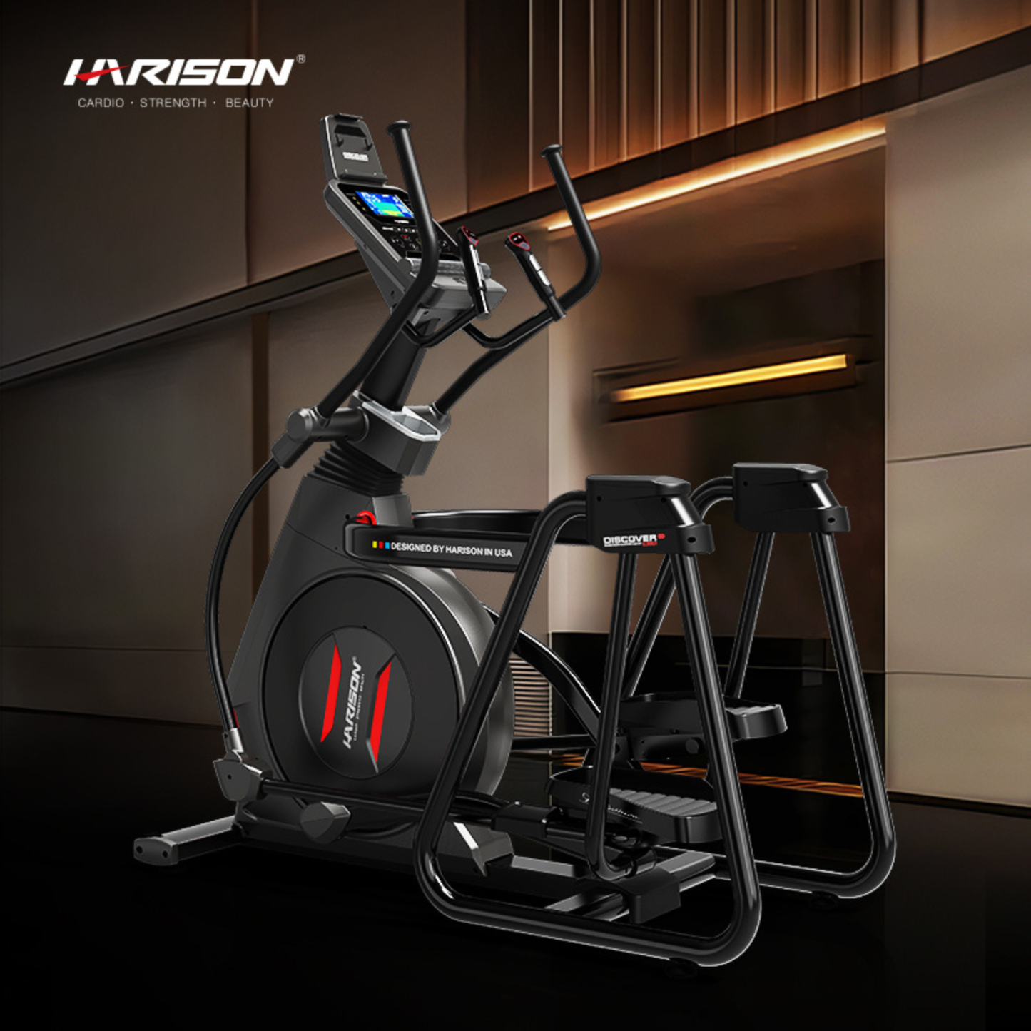 Harison HR-E3801Eco Commercial Electromagnetic Elliptical Machine