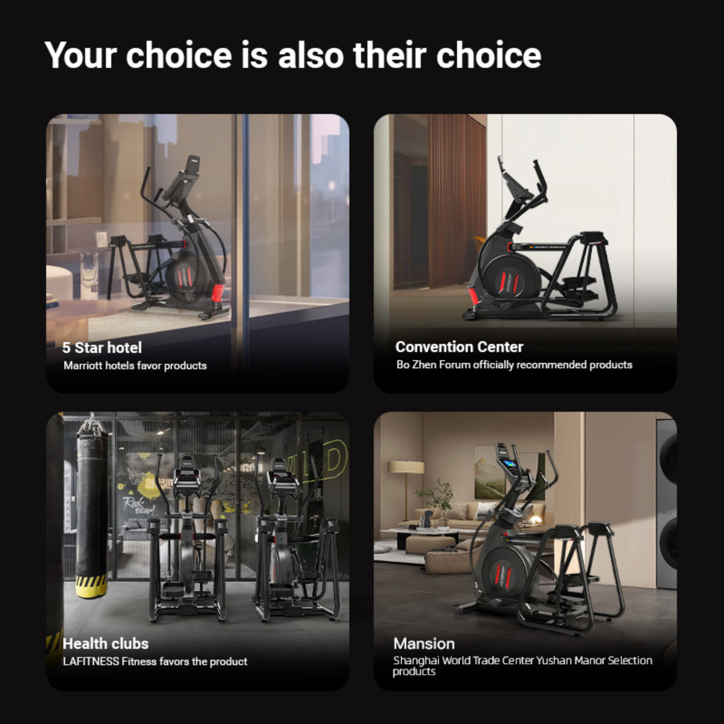 Harison HR-E3801Eco Commercial Electromagnetic Elliptical Machine