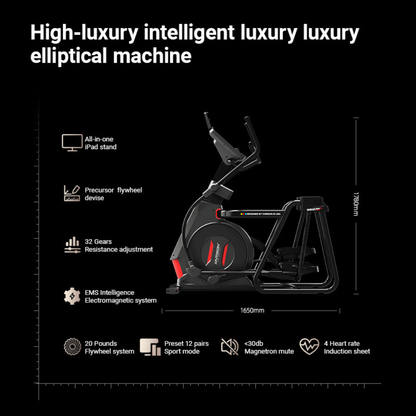 Harison HR-E3801Eco Commercial Electromagnetic Elliptical Machine