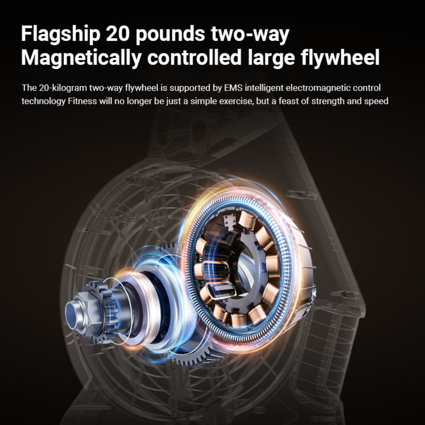 Harison HR-E3801Eco Commercial Electromagnetic Elliptical Machine