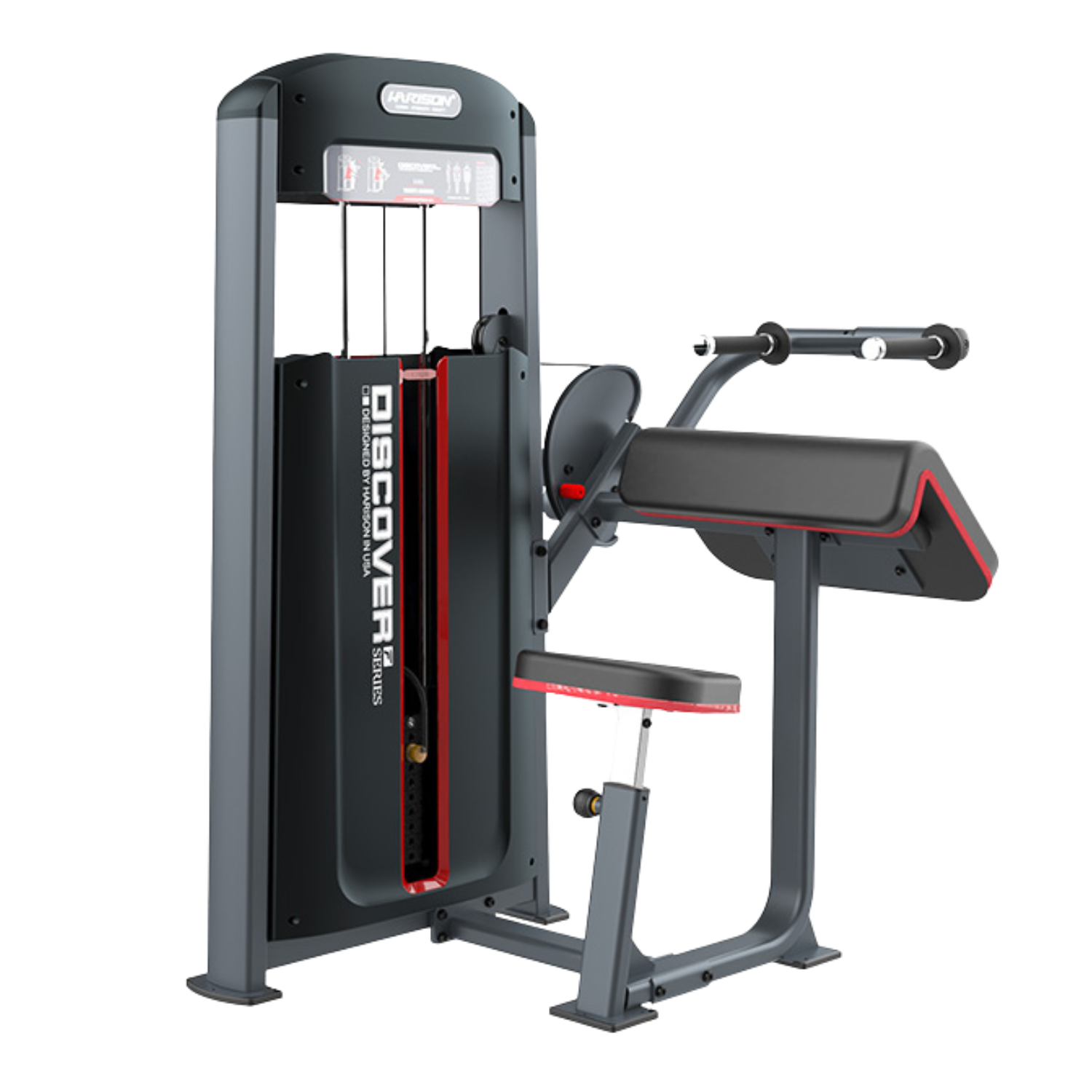 -Commercial Seated Tricep Pressdown-Gym Direct