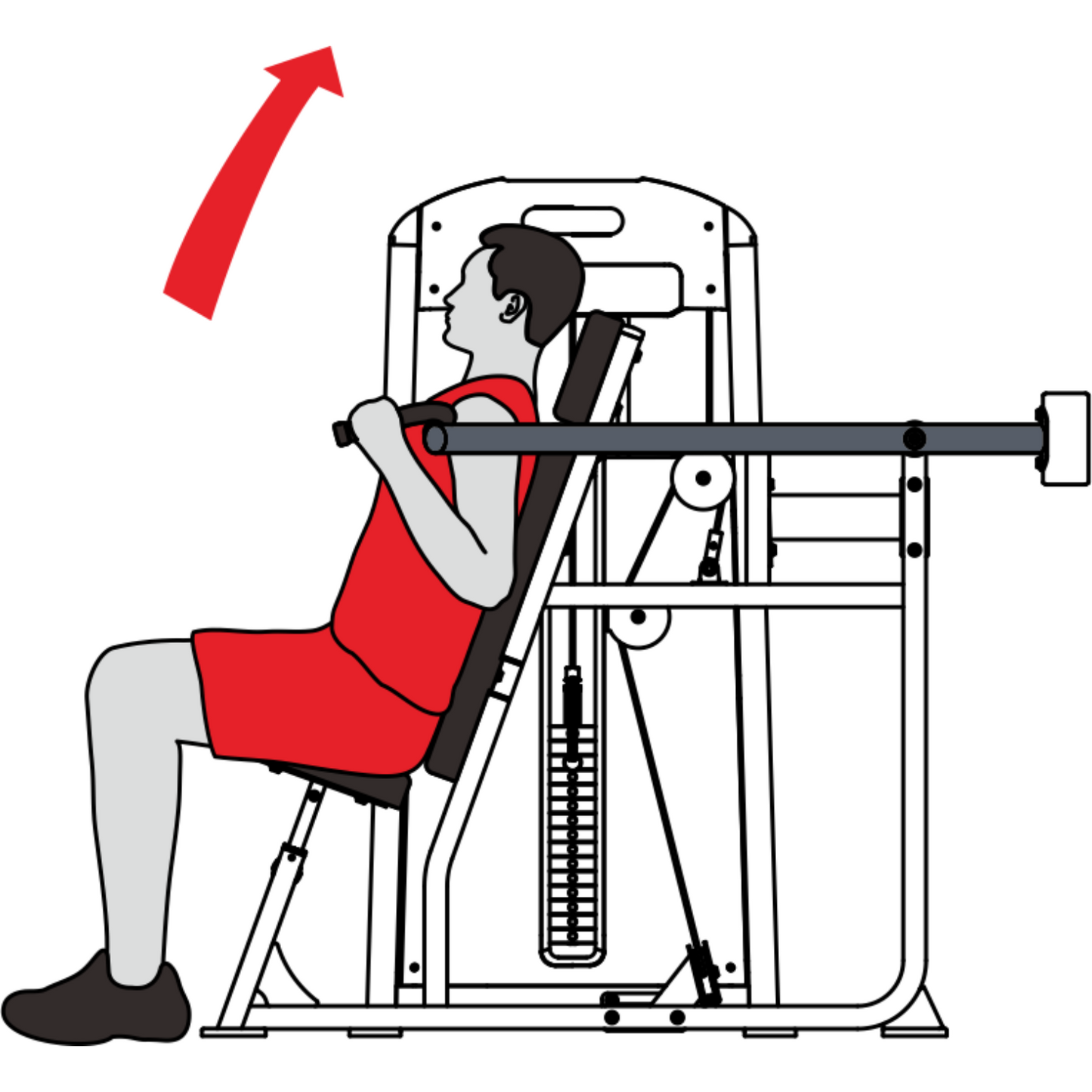 Harison HR-G10 Series Commercial HR-G1064 Shoulder Press