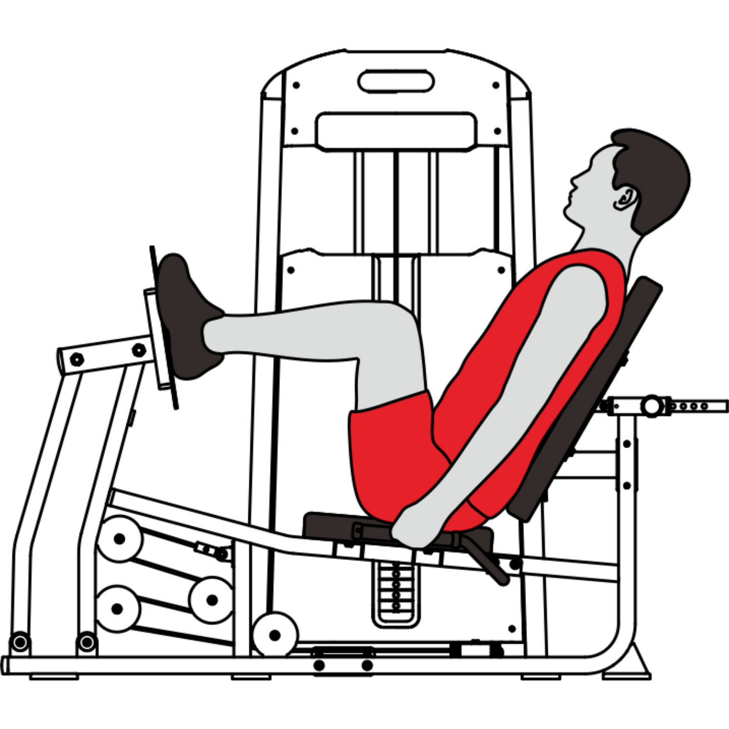 Harison HR-G10 Series Commercial HR-G1068 Leg Press
