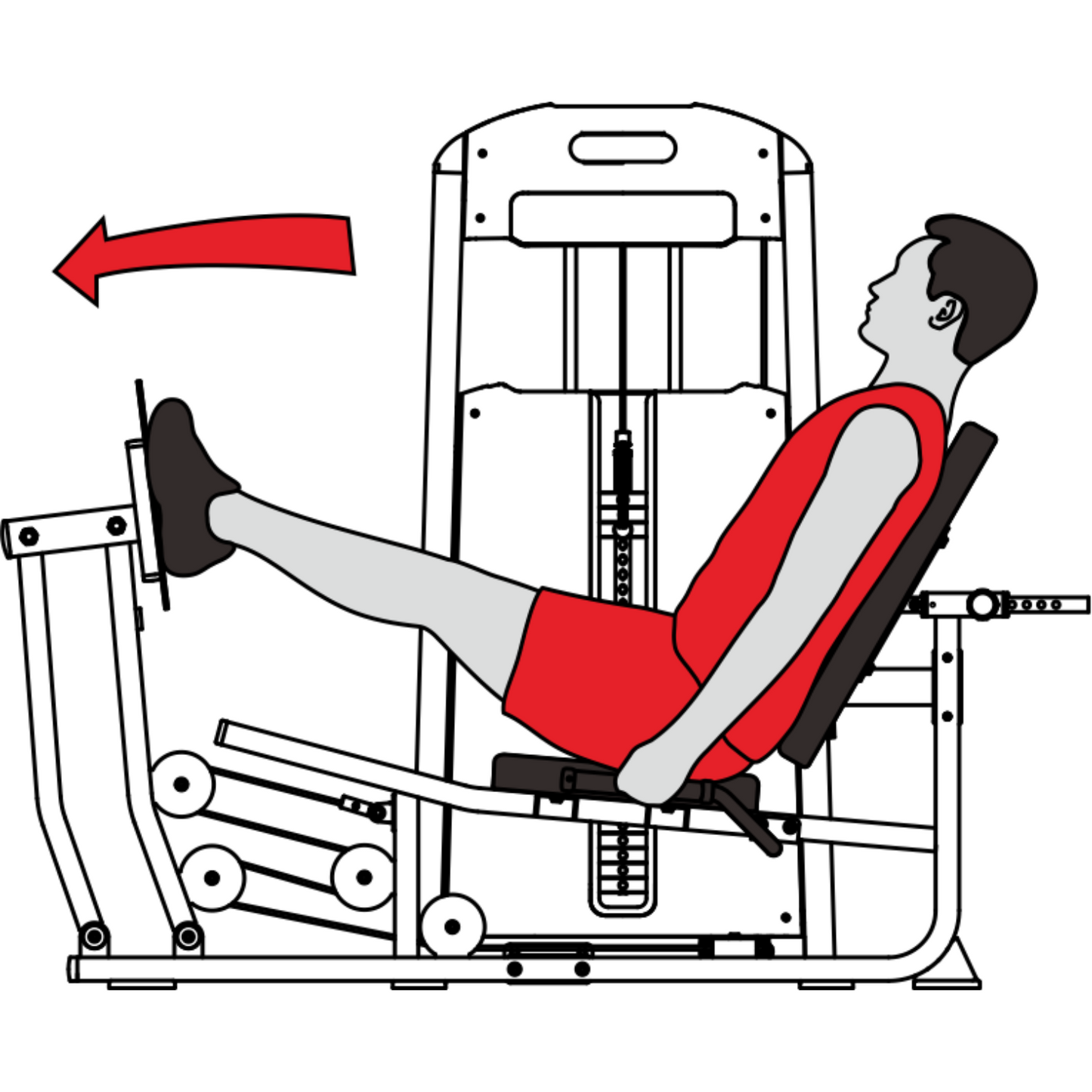 Harison HR-G10 Series Commercial HR-G1068 Leg Press