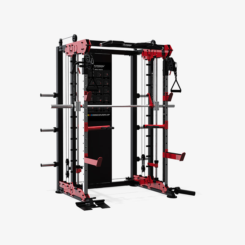 Harison Discover HR-G30816 Plate Loaded Cable Functional Trainer + Smith Machine + Squat Rack