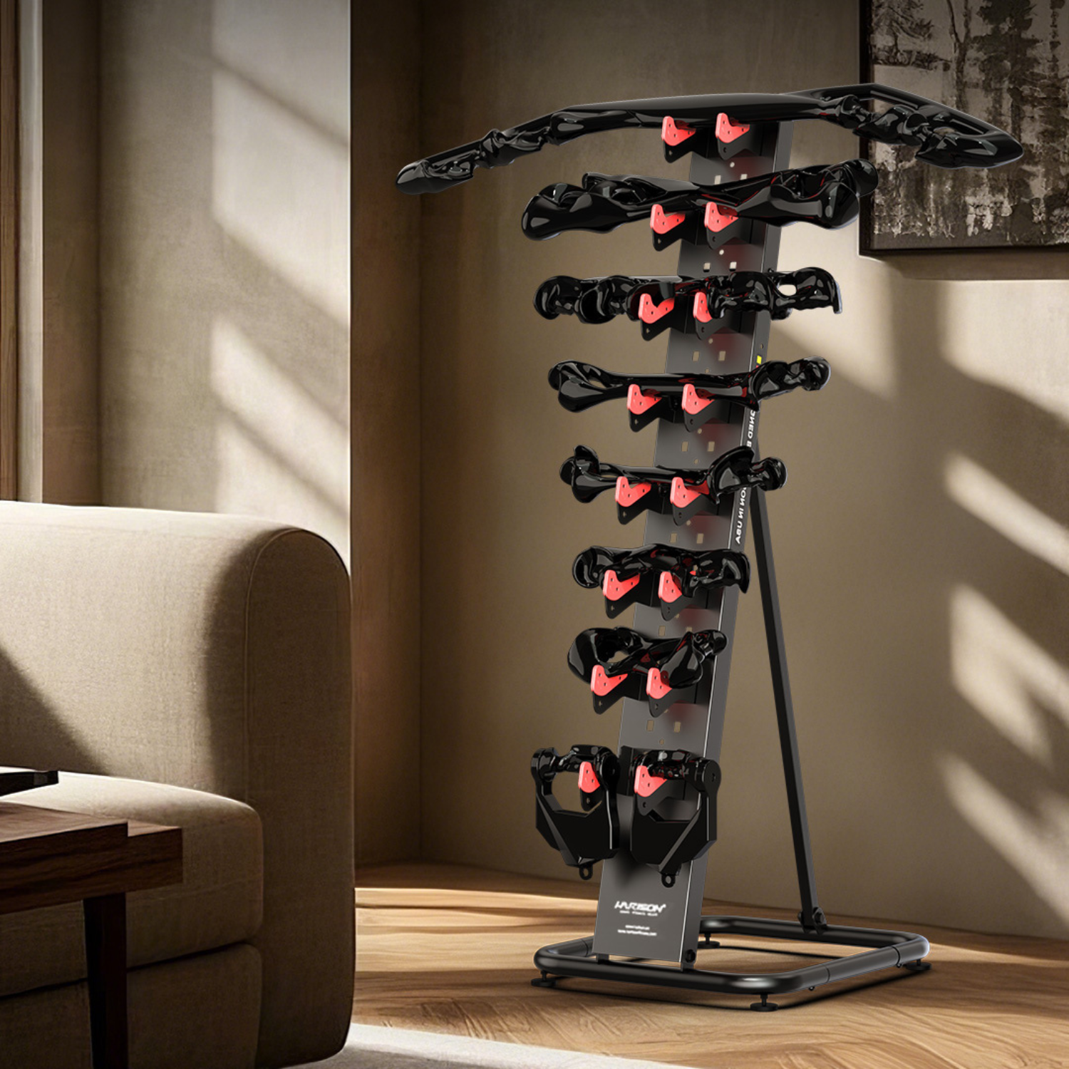 Harison HR-QR-2070 Power MAG Grip Pulldown Set with Rack – Gym Direct