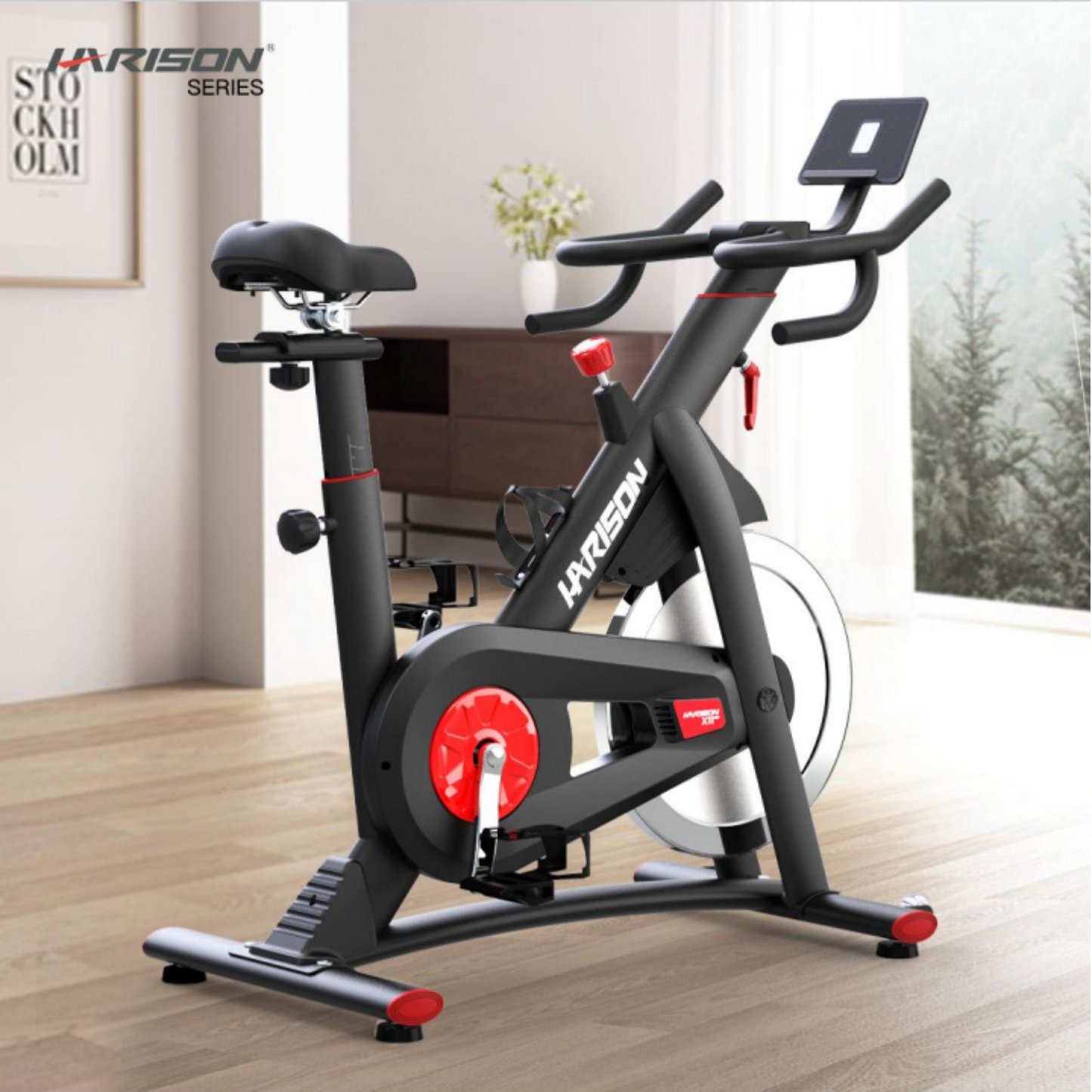 Harison X11 Exercise Bike Built In iPad Stand Only at GD