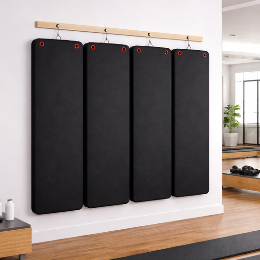 Muscle Motion Black Hanging Club Exercise Mat 180cm x 60cm