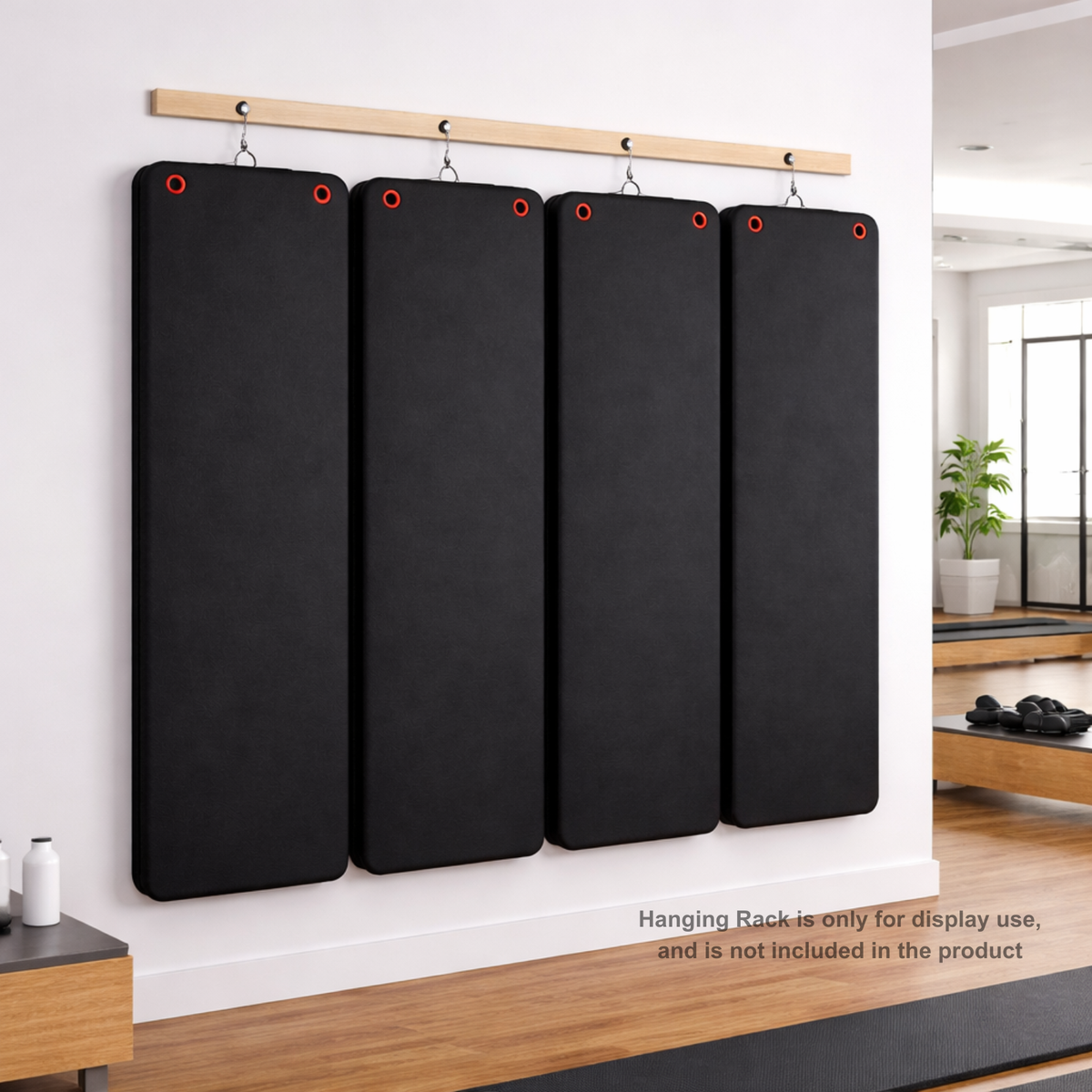 Muscle Motion Black Hanging Club Exercise Mat 180cm x 60cm
