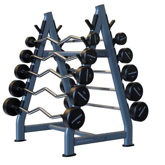 Harison Fixed Barbell / Fixed Curl Barbell / Rack