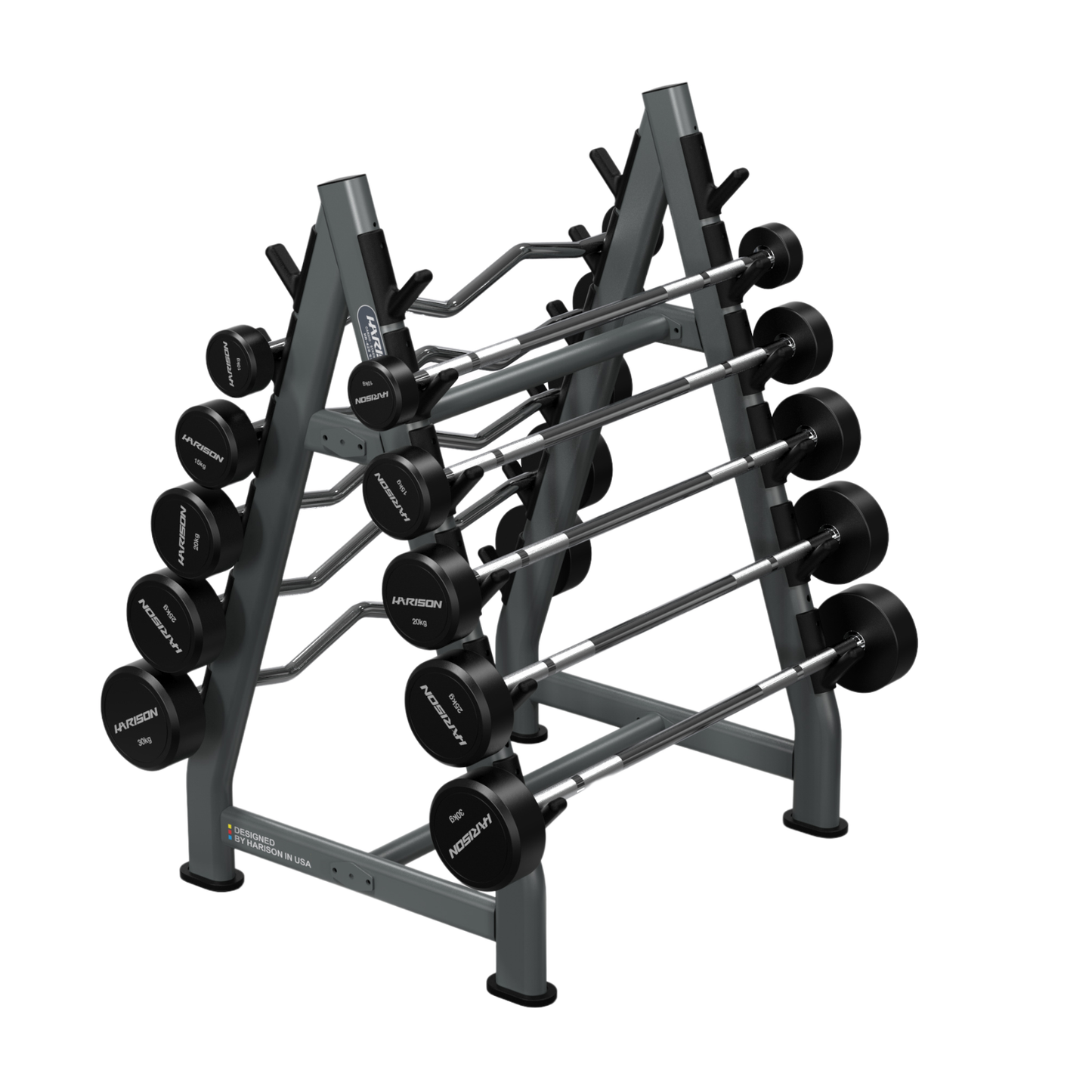 Harison Fixed Barbell / Fixed Curl Barbell / Rack