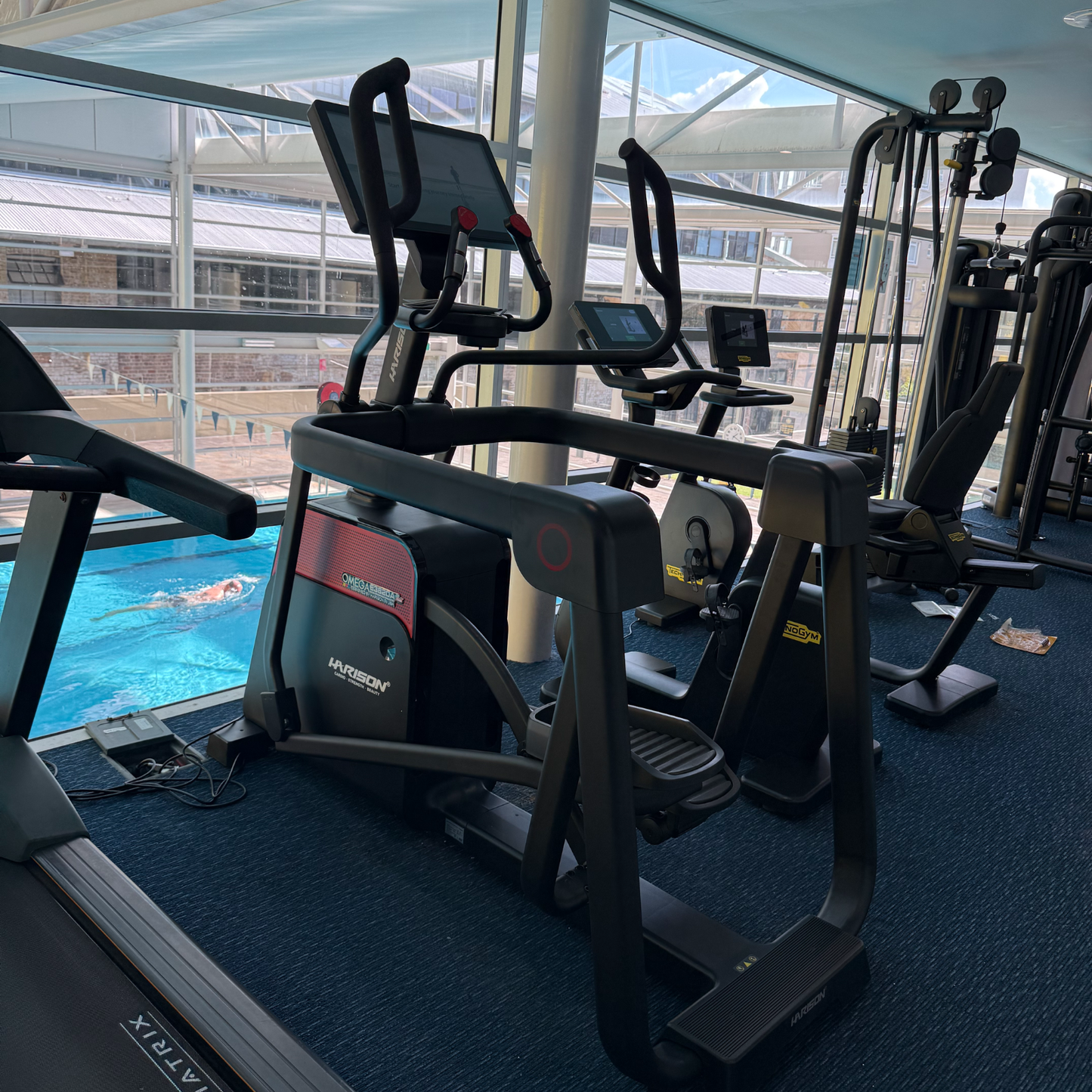 Harison Omega HR-E3820Track Commercial Electromagnetic Elliptical Machine