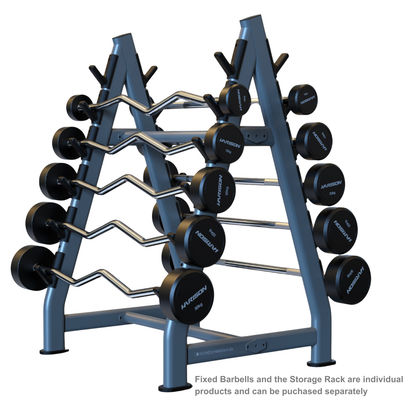Harison Fixed Barbell / Fixed Curl Barbell / Rack
