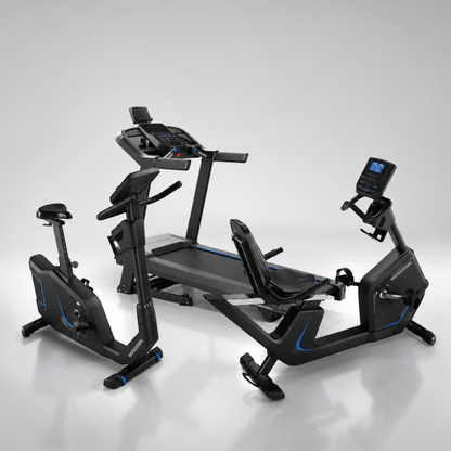 Horizon 5.0 Cardio Pack – Treadmill + Upright Bike + Recumbent Bike